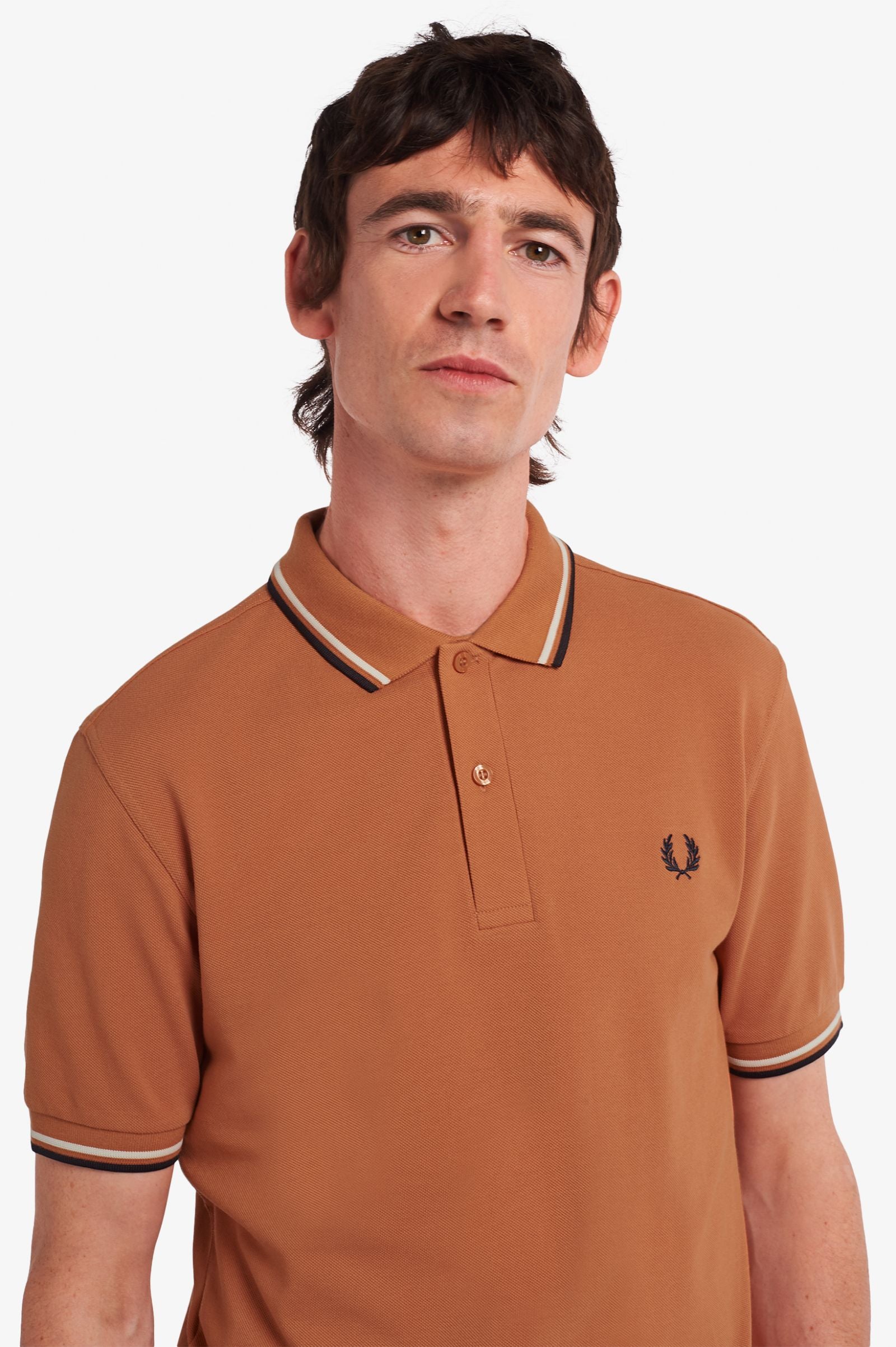 Fred perry best sale polo orange