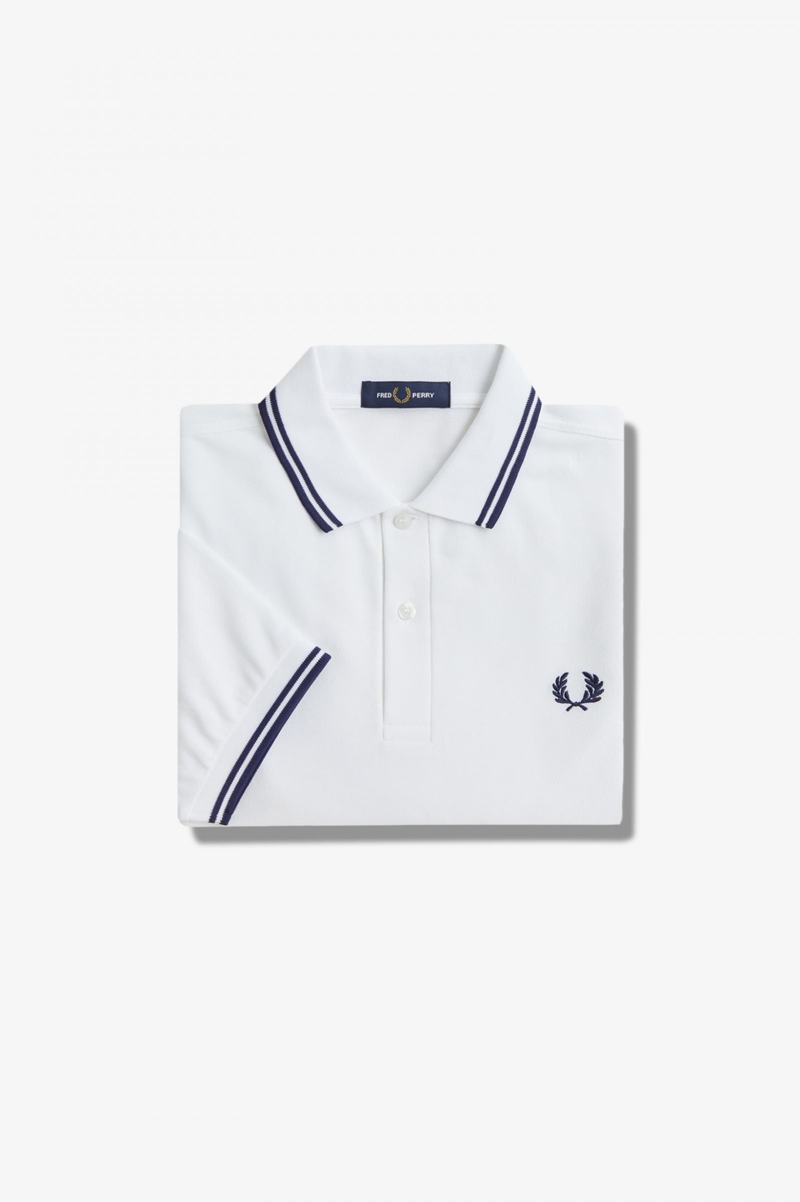 Fred Perry Polo M3600-S06 White\French Navy