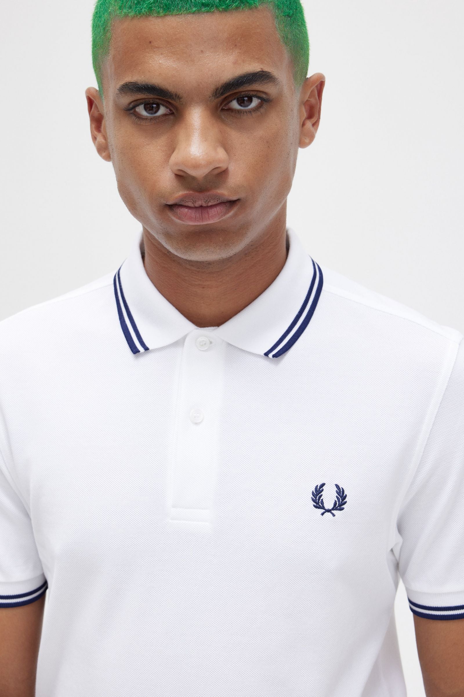 Fred Perry Polo M3600-S06 White\French Navy